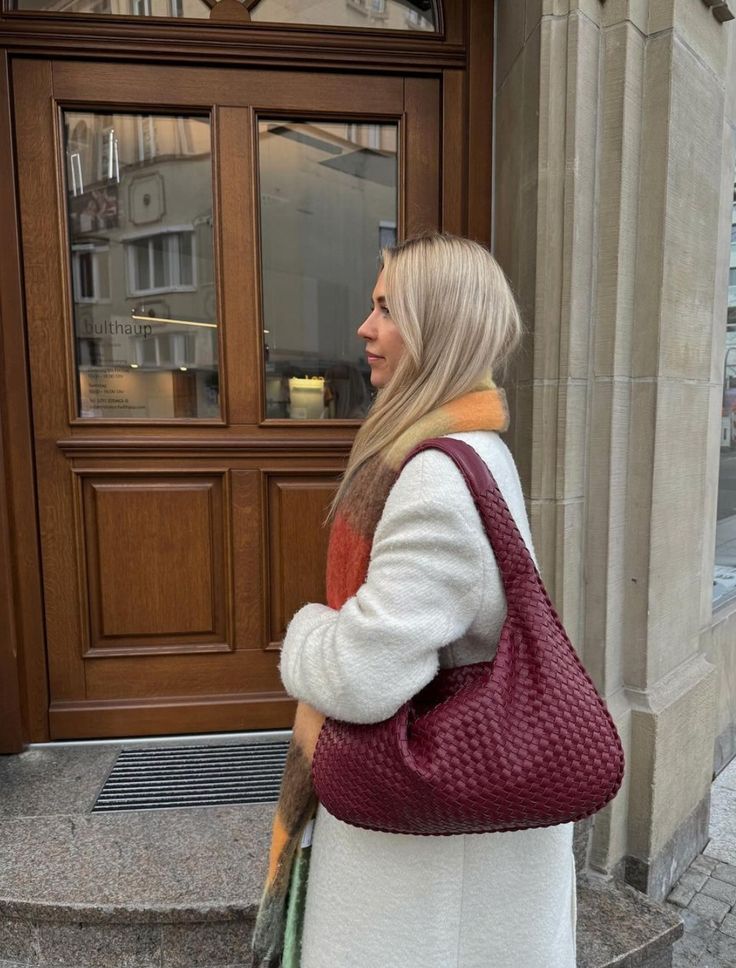 Geflochtene Leder Handtasche – Perfekt für Freizeit & Büro