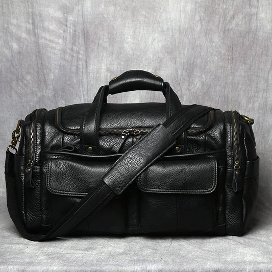 Weekender Leder – Vintage Reisetasche aus Rindsleder für Herren