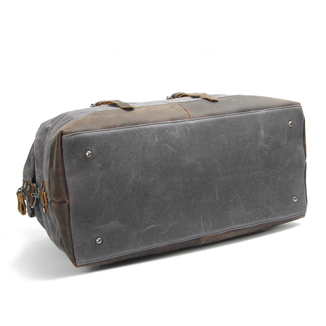 Duffel Bag Canvas Finland – Vintage Reisetasche aus Leder & Canvas
