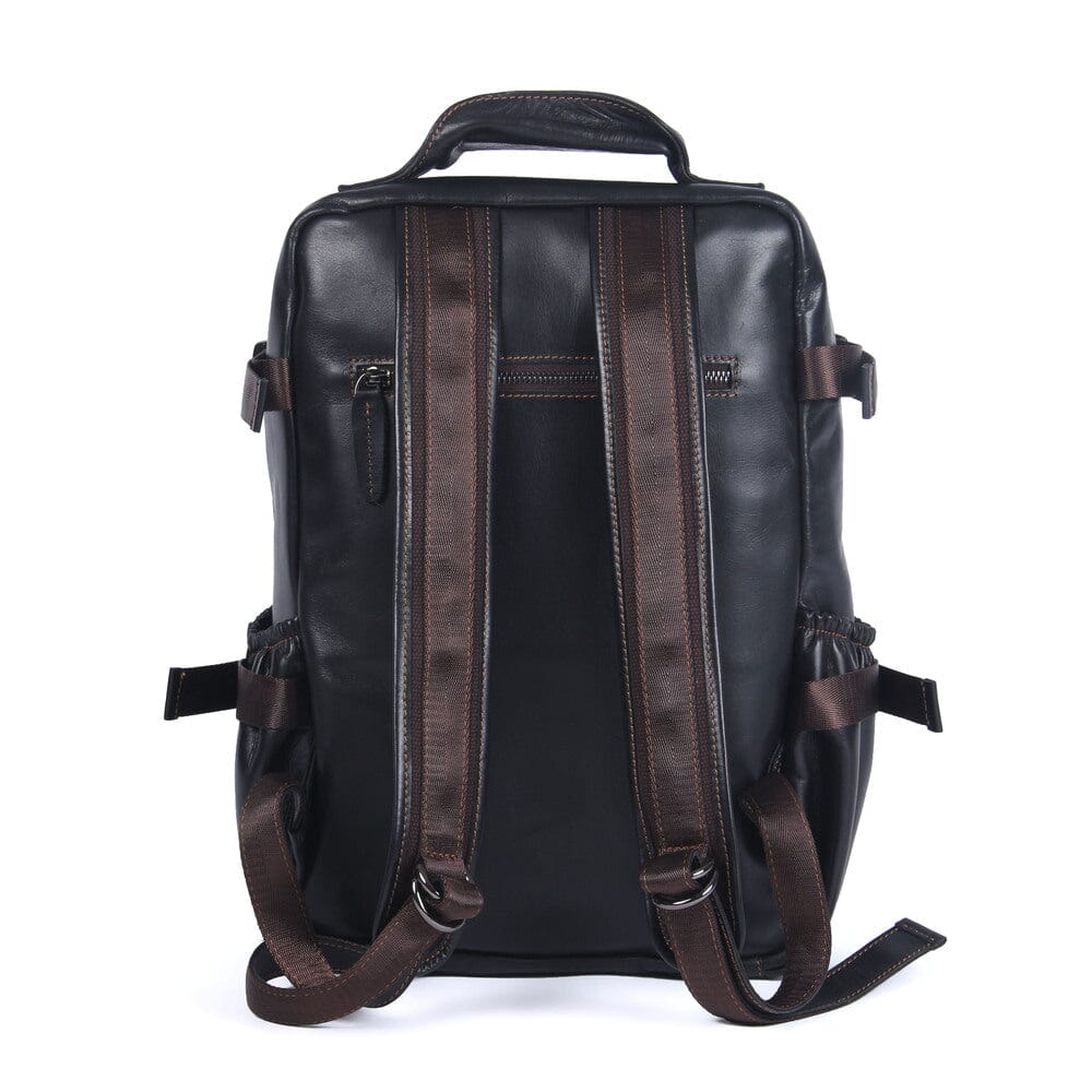 Schwarzer Lederrucksack Herren – Stylisch, langlebig & komfortabel