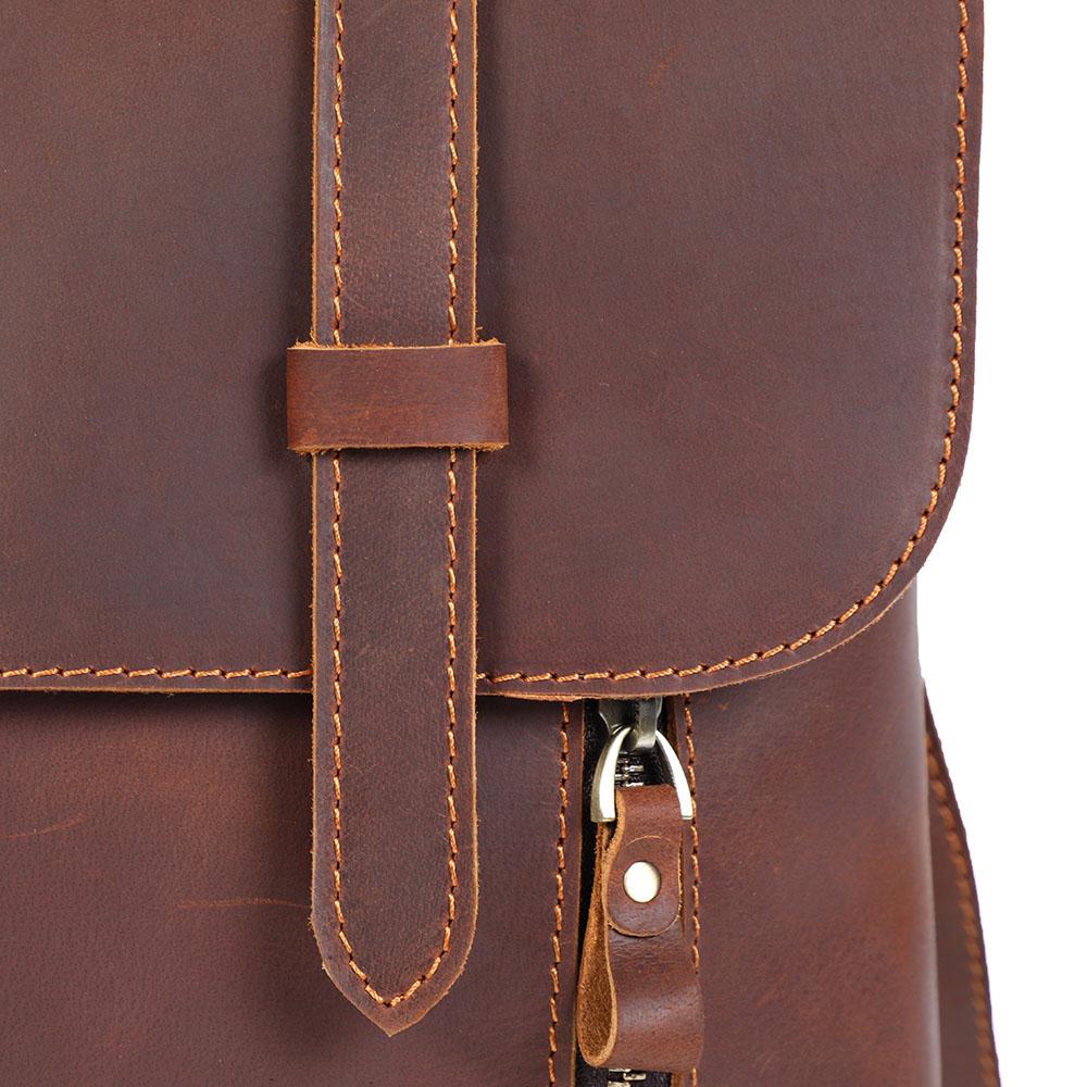 Kleiner Leder Rucksack 10L Ithvara – Vintage Rucksack aus Leder