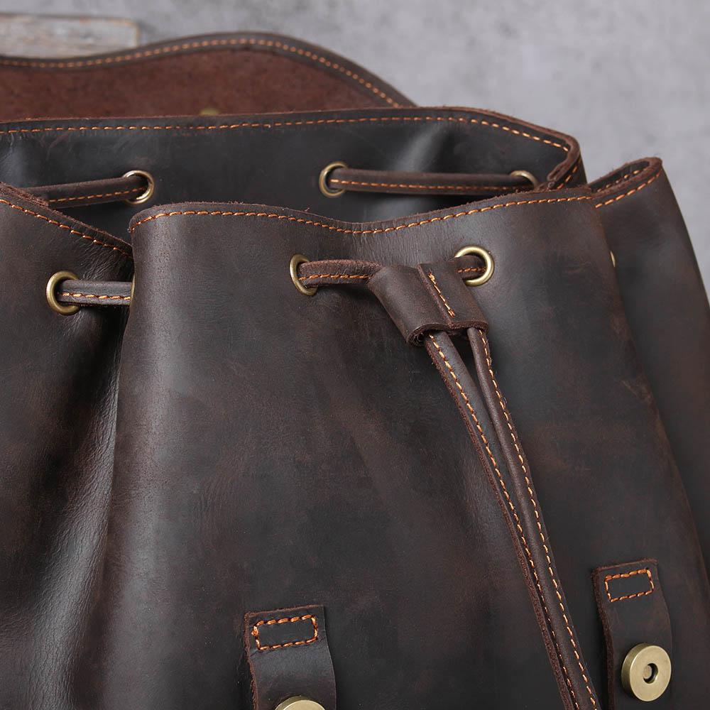 Leather Travel Backpack Ravenridge 25L – Vintage Lederrucksack Herren