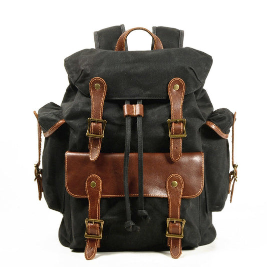Vintage Canvas Rucksack für Damen & Herren – 30L Wanderrucksack