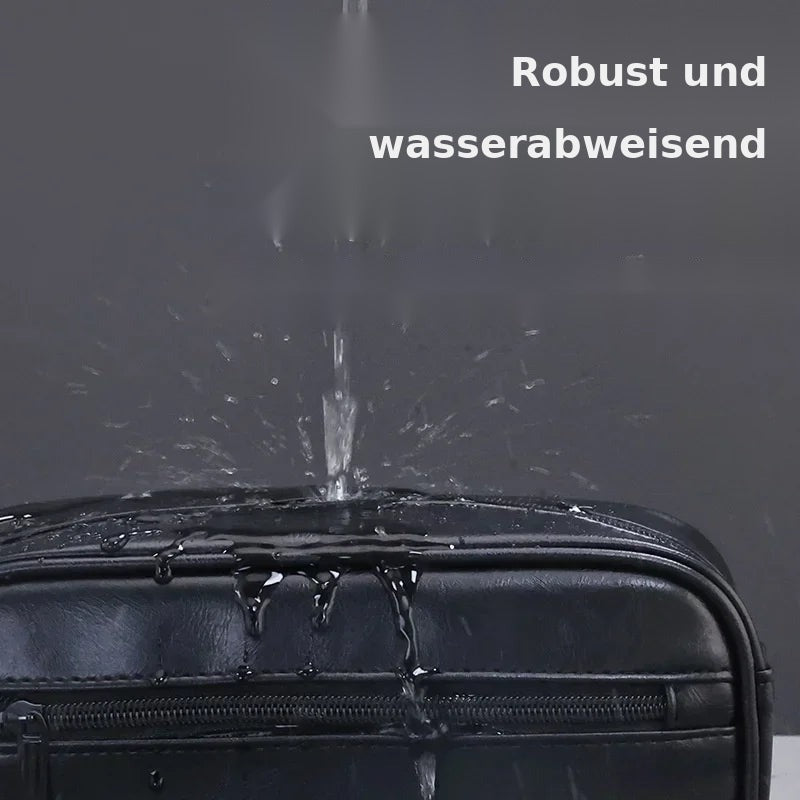 Kulturtasche Leder Herren – groß & handlich