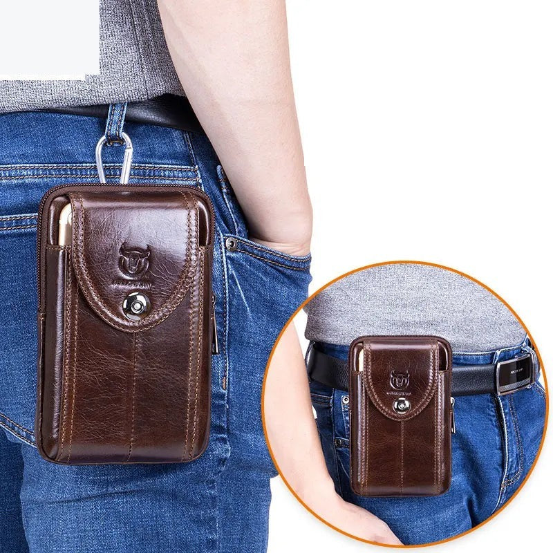 Leder-Gürteltasche Herren – Militär-Style & Molle-System