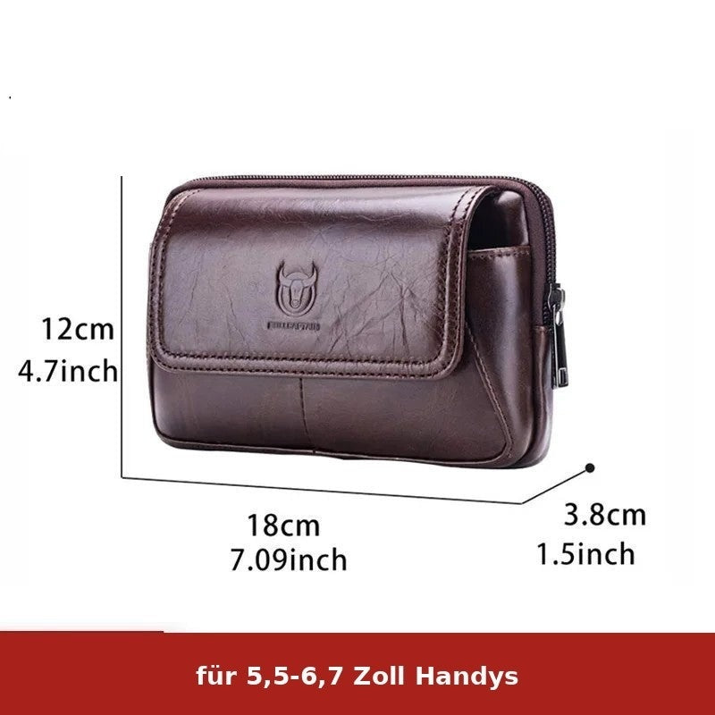 Leder-Gürteltasche Herren – Militär-Style & Molle-System