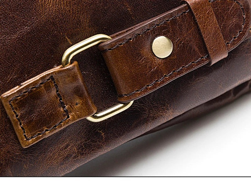 Leder-Gürteltasche Herren – kompakt & reisefreundlich