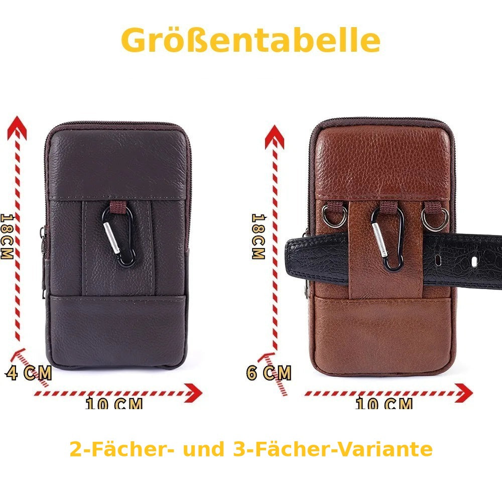 Leder-Gürteltasche Herren – Multifunktional & Geräumig