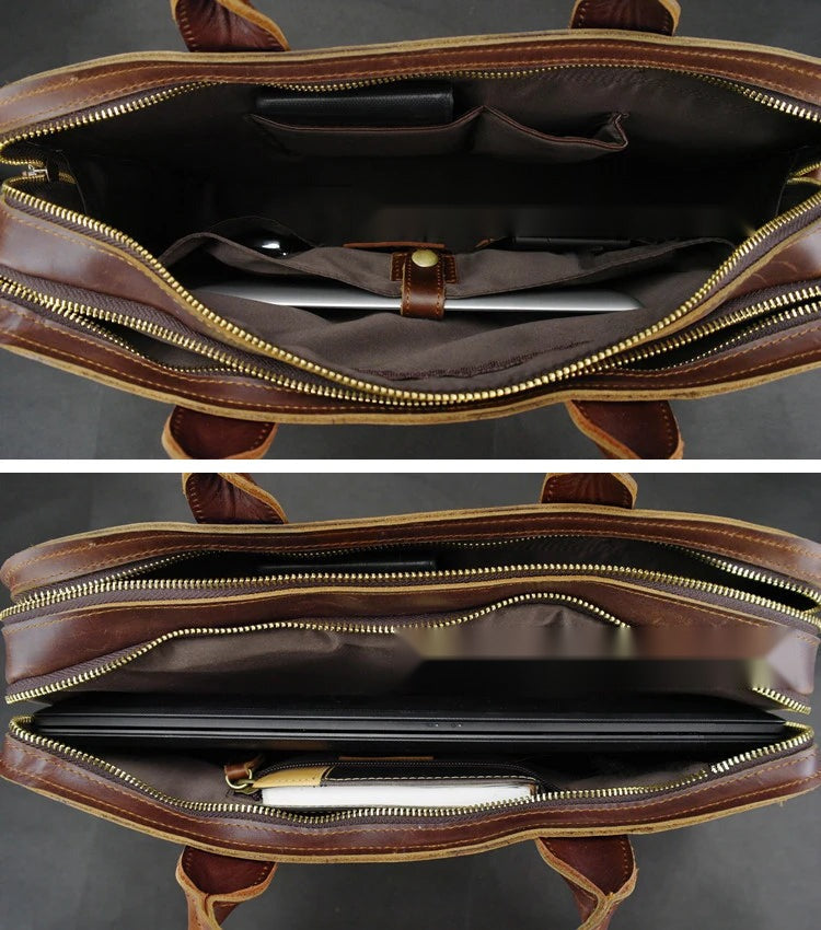 Aktentasche Leder Herren – Business & Laptop