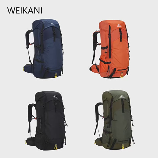 Wanderrucksack 60L wasserdicht – leicht & mit Regenhülle