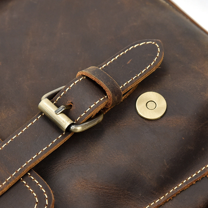 Damen Leder Rucksack 15L Uméra – Vintage Rucksack aus Echtleder