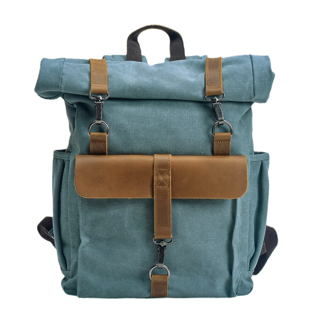 Canvas Tasche Vintage AMSTERDAM – Retro Rucksack mit Laptopfach