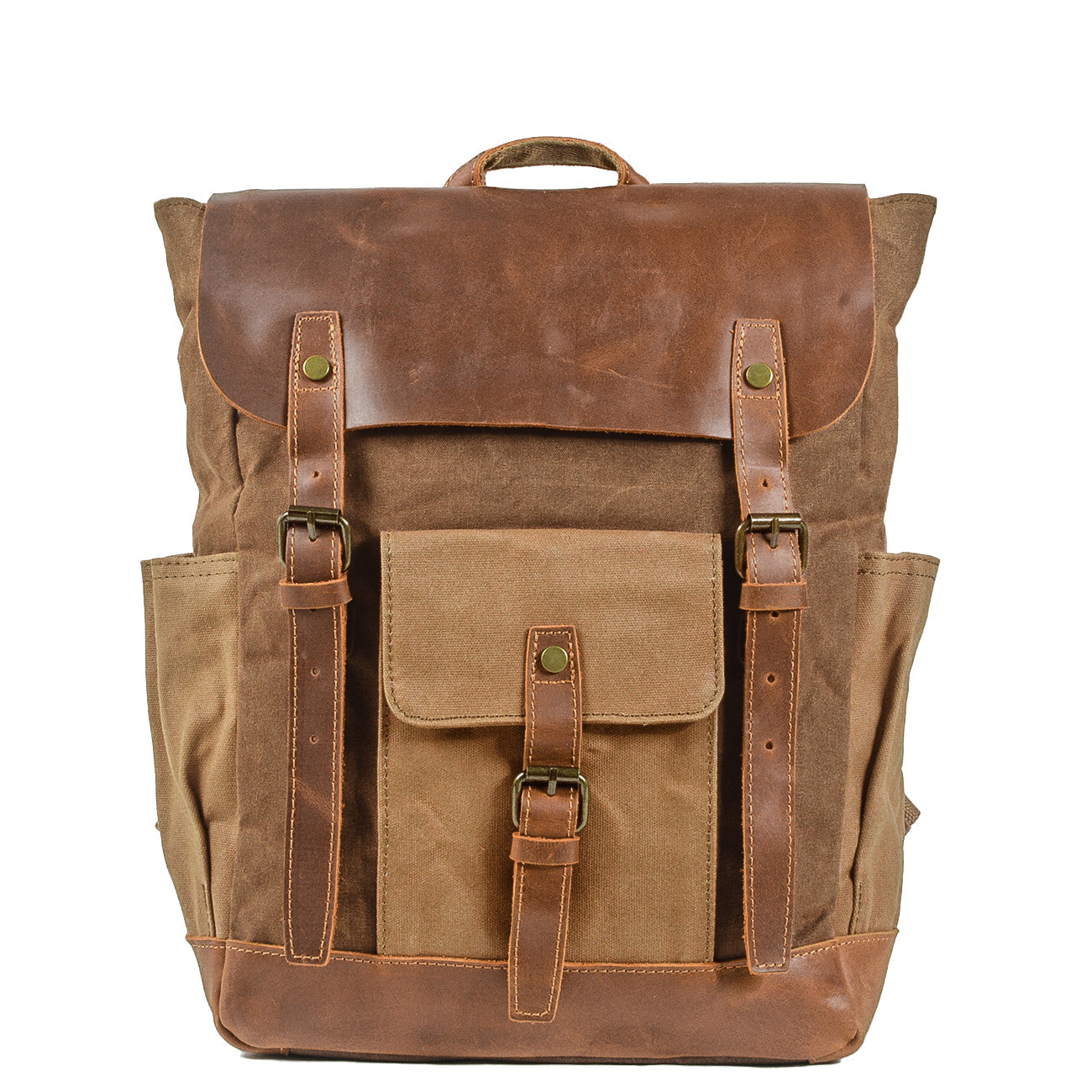 Retro Rucksack Schweden – Vintage Canvas Rucksack mit Laptopfach 18L