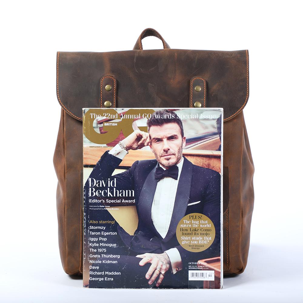 Vintage Leder Rucksack 10L Alvaro – Kompakt & Reisefreundlich