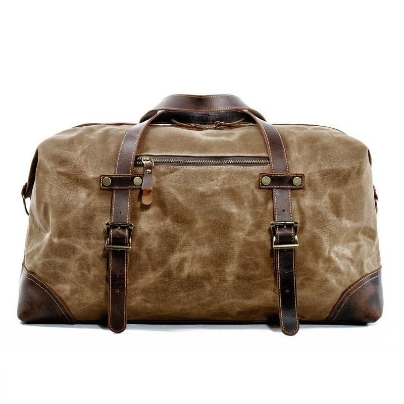Weekend Bag Canvas Ungarn – Vintage Reisetasche 35L