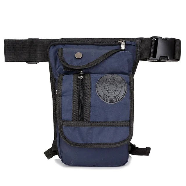 Beinholster Canvas – Motorrad Gürteltasc – Blau