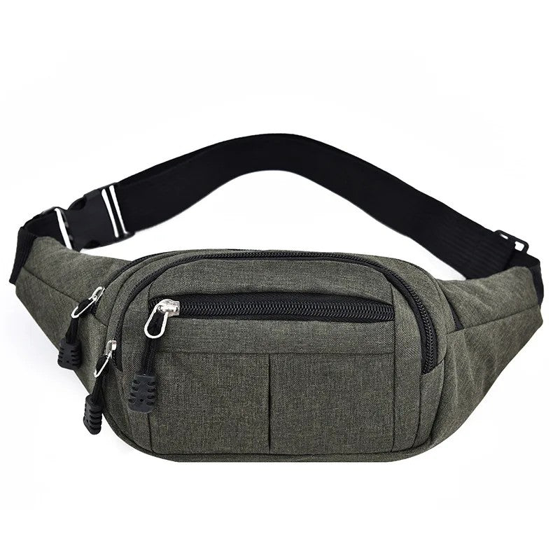 Bauchtasche Canvas – wasserabweisend & s – Grün