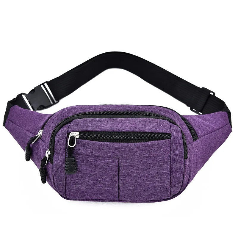 Bauchtasche Canvas – wasserabweisend & s – Lila