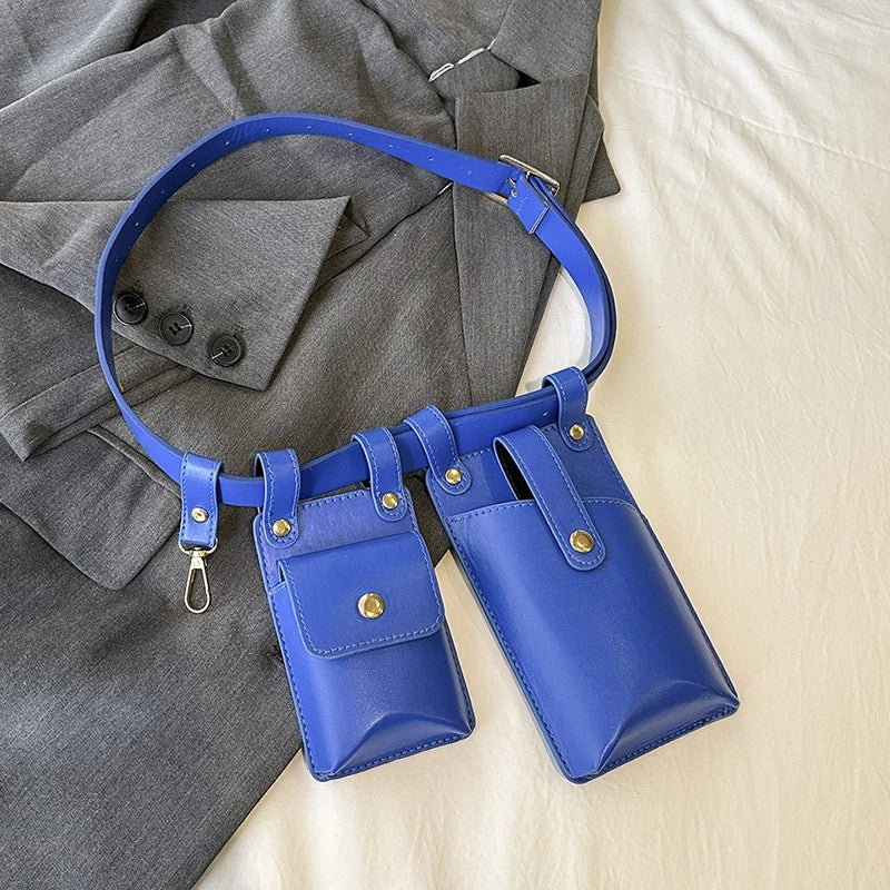 Gürteltasche Damen Leder – Bauchtasche i – Blau