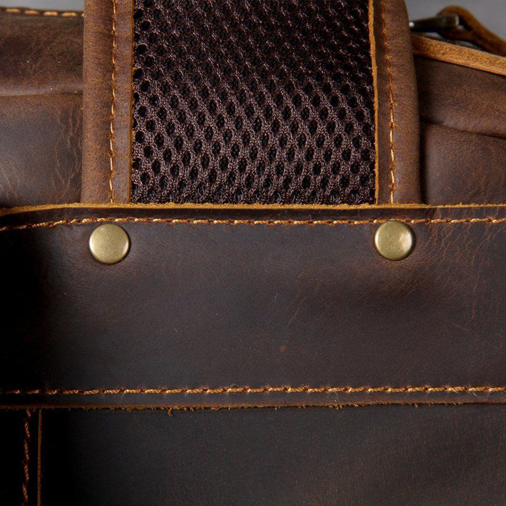 Leder Herren-Rucksack Moritz – Vintage-Rucksack in Hellbraun