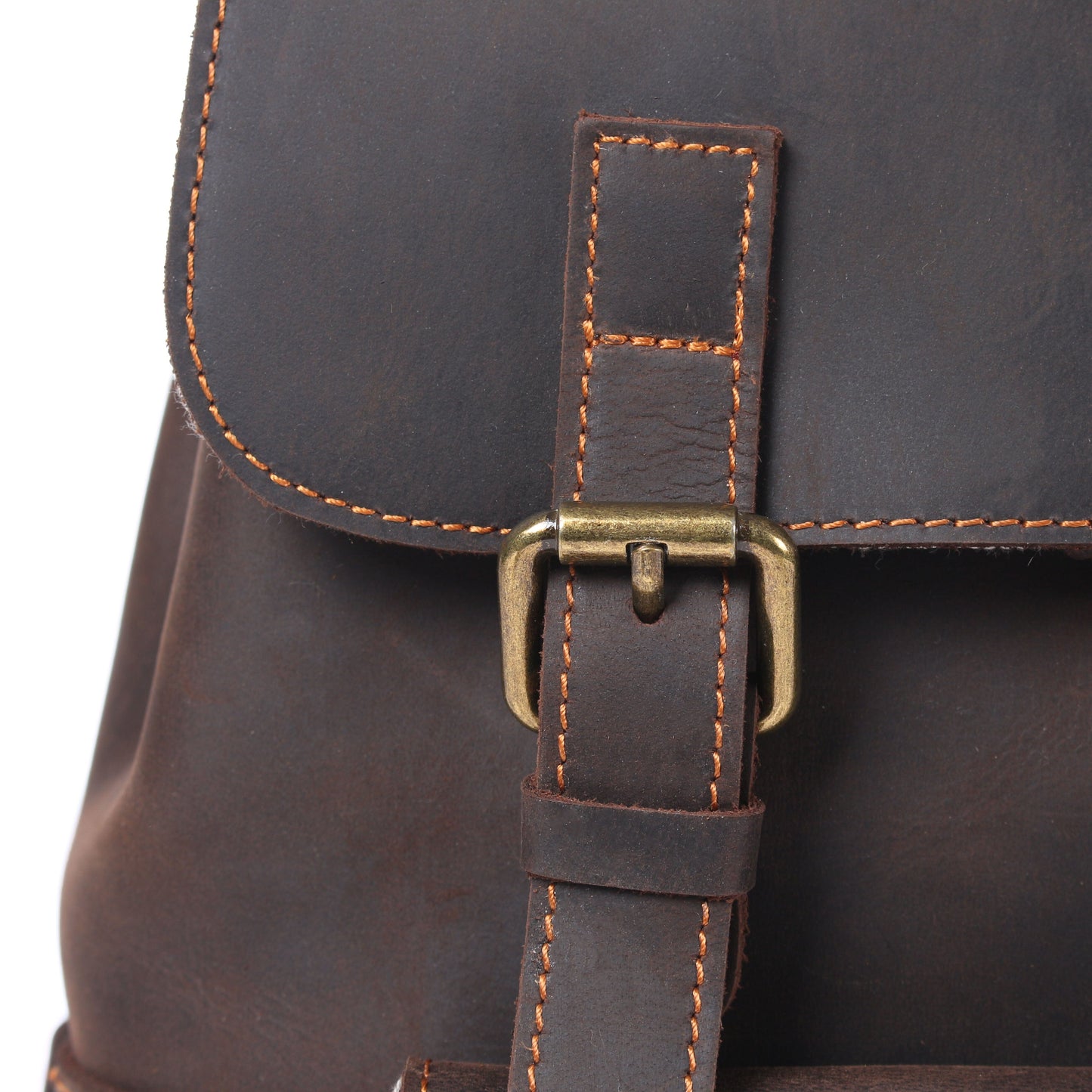 Leder Turnbeutel Rucksack 14L Darven – Vintage Backpack aus Echtleder
