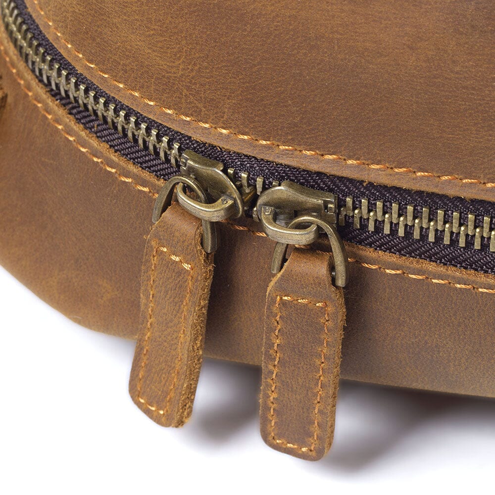 Echter Leder Rucksack 14L Taviro – Vintage Backpack aus Vollleder
