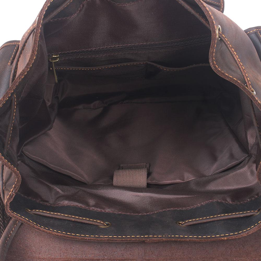 Leather Travel Backpack Ravenridge 25L – Vintage Lederrucksack Herren