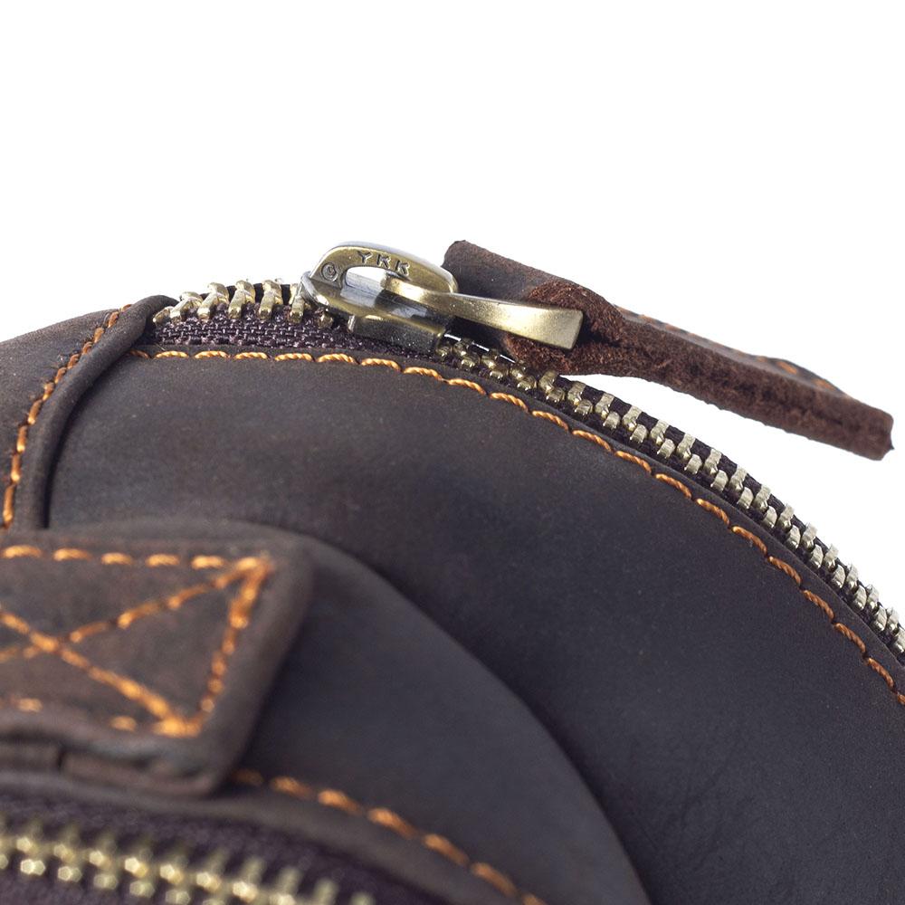 Leder Rucksack Braun 22L Cordavo – Minimalistischer Vintage Rucksack