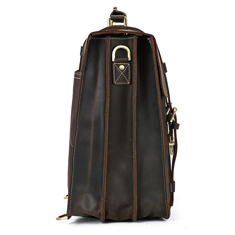 Damen Leder Rucksack 20L Evoria – Vintage Rucksack aus Echtleder