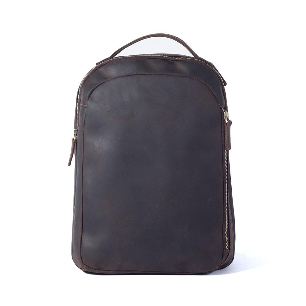 Leder Rucksack Braun 22L Cordavo – Minimalistischer Vintage Rucksack