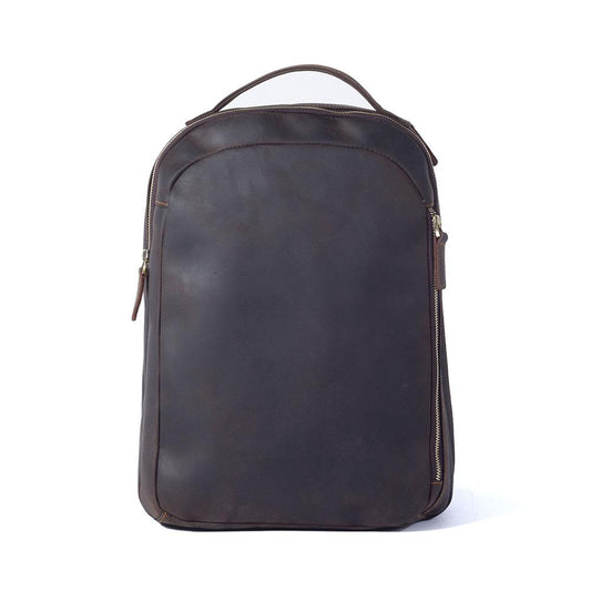 Leder Rucksack Braun 22L Cordavo – Minimalistischer Vintage Rucksack
