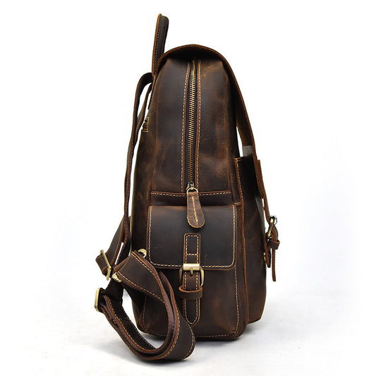 Damen Leder Rucksack 15L Uméra – Vintage Rucksack aus Echtleder