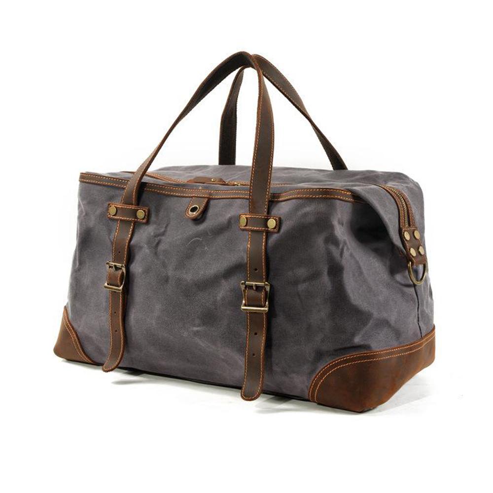 Weekend Bag Canvas Ungarn – Vintage Reisetasche 35L