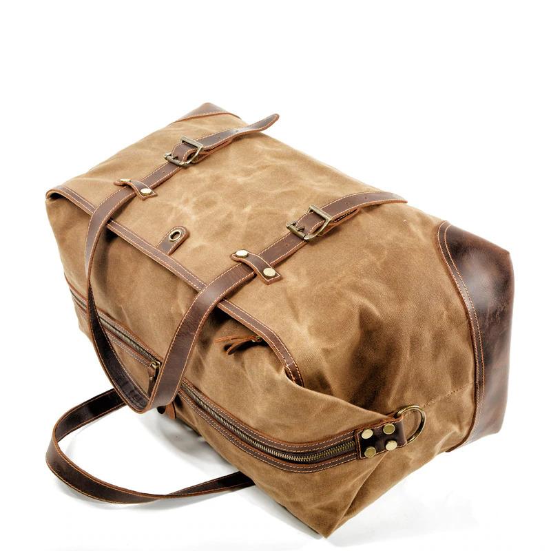 Weekend Bag Canvas Ungarn – Vintage Reisetasche 35L