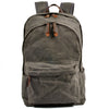 Buchtasche – Vintage Rucksack aus Canvas & Leder für Alltag & Reise 14L