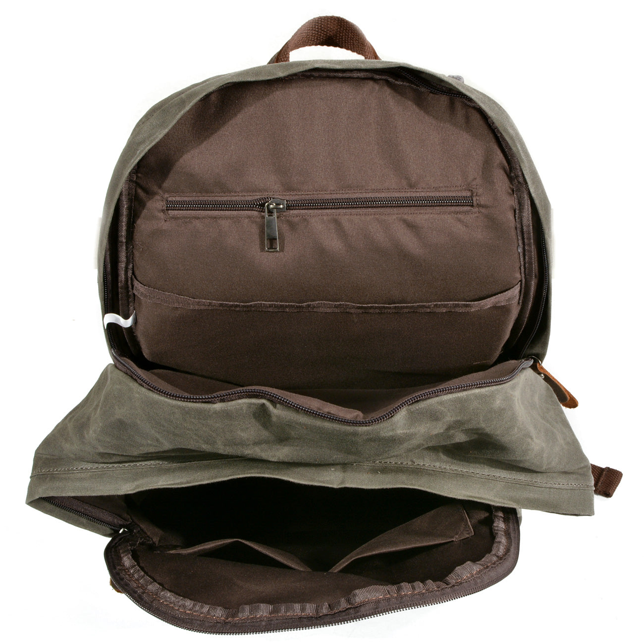 Buchtasche – Vintage Rucksack aus Canvas & Leder für Alltag & Reise