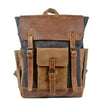 Retro Rucksack Schweden – Vintage Canvas Rucksack mit Laptopfach 18L
