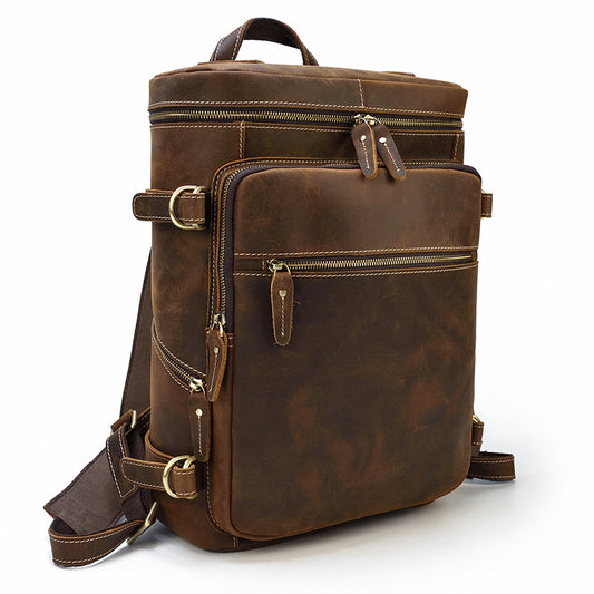 Leder Rucksack Backpack 14L Neravo – Vintage Leder Rucksack