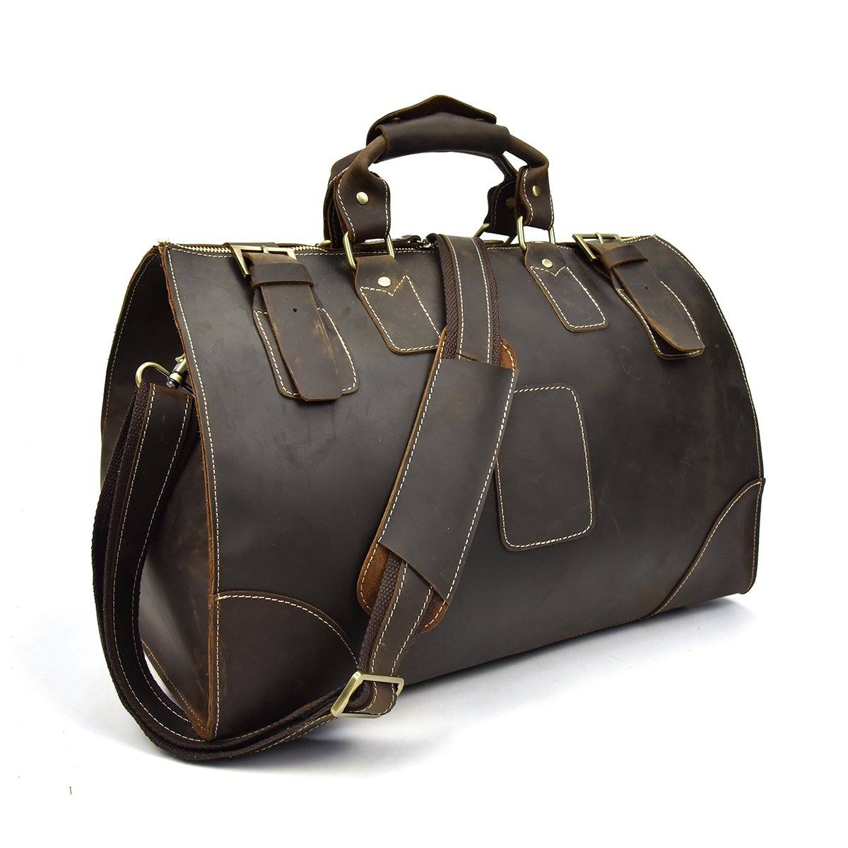 Reisetasche aus Leder 35L – Vintage Weekender