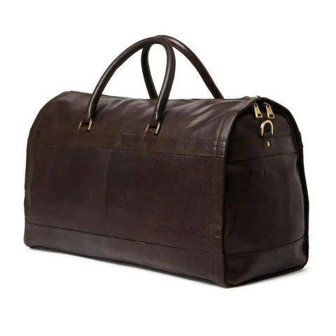 Leder Reisetasche 55cm – Groenland mit Anzugtasche & Kabinenformat 35L