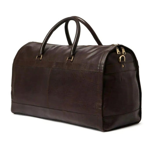 Leder Reisetasche 55cm – Groenland mit Anzugtasche & Kabinenformat 35L