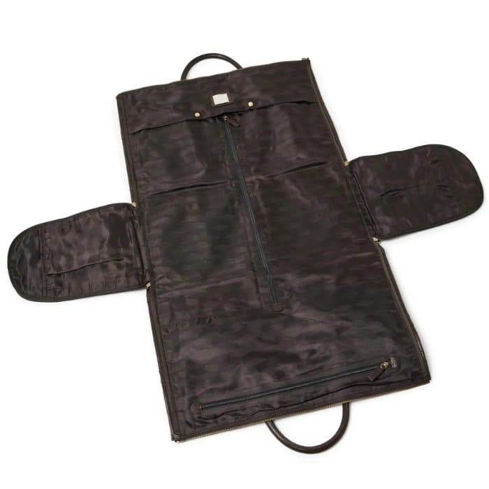 Leder Reisetasche 55cm – Groenland mit Anzugtasche & Kabinenformat 35L