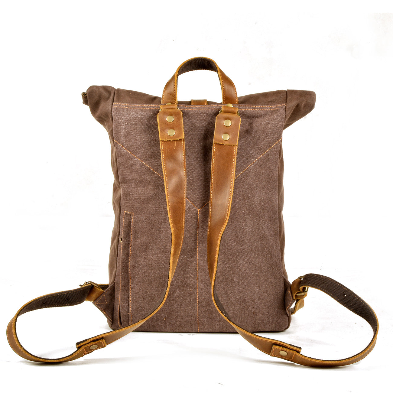 Waxed Canvas Rucksack 13L aus Canvas & Leder – Vintage Alltagsrucksack NORDMARK