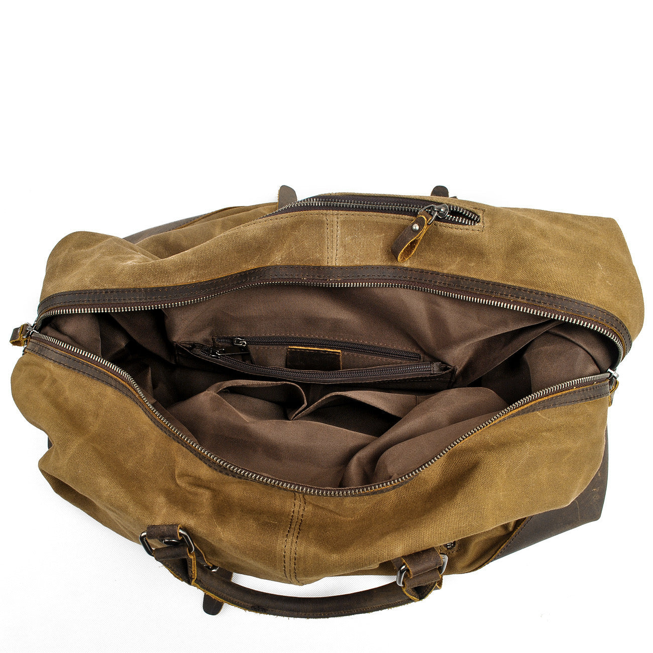 Duffel Bag Canvas Finland – Vintage Reisetasche aus Leder & Canvas