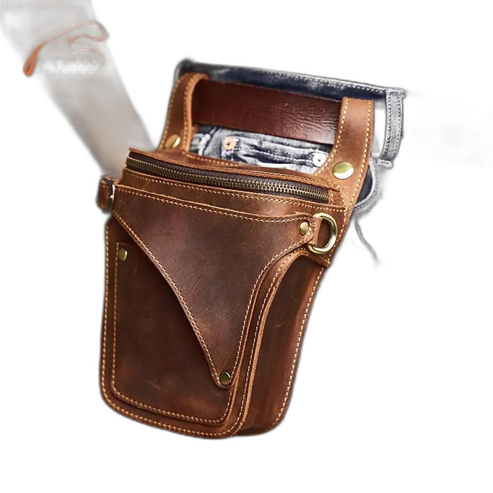 Gürteltasche Leder Vintage – Bauchtasche für Herre
