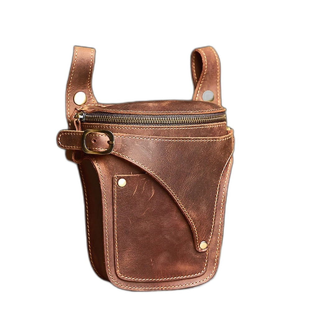 Gürteltasche Leder Vintage – Bauchtasche für Herre