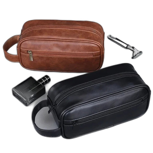 Kulturtasche Herren Leder – Große Reise-Kosmetikta