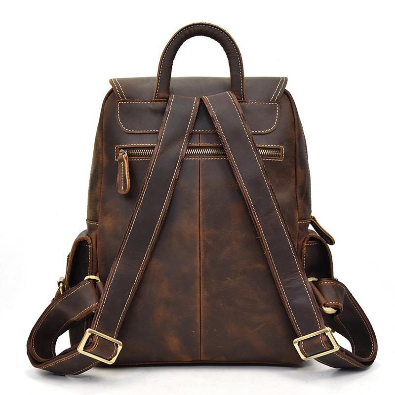 Damen Leder Rucksack 15L Uméra – Vintage Rucksack aus Echtleder