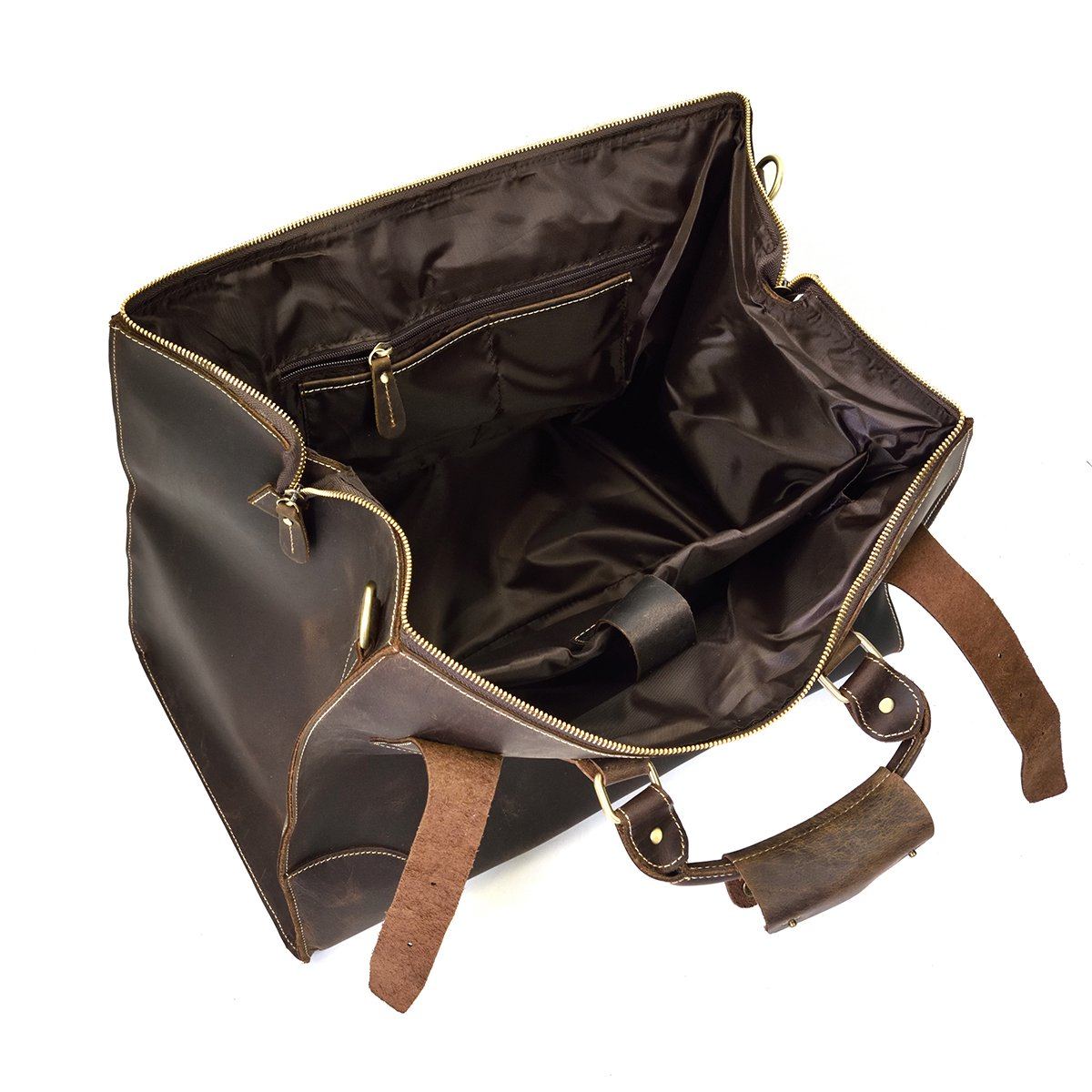 Reisetasche aus Leder 35L – Vintage Weekender