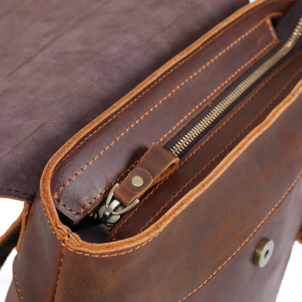Kleiner Leder Rucksack 10L Ithvara – Vintage Rucksack aus Leder